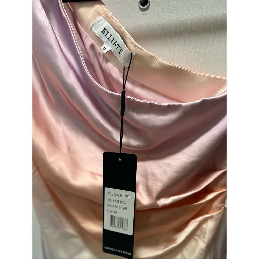 Elliatt Munich Ombre One Shoulder Midi Dress Wedding Guest Dress size S NWT - Picture 10 of 10